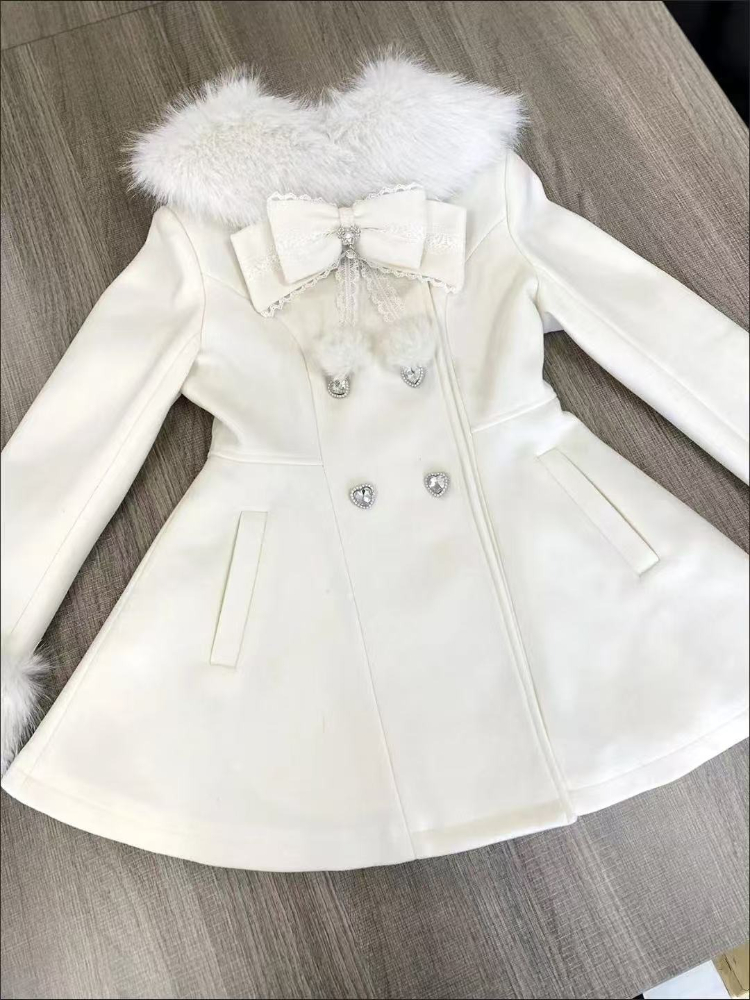 Manteau élégant et mignon pour - Wool Coat Peacoat avis et prix
